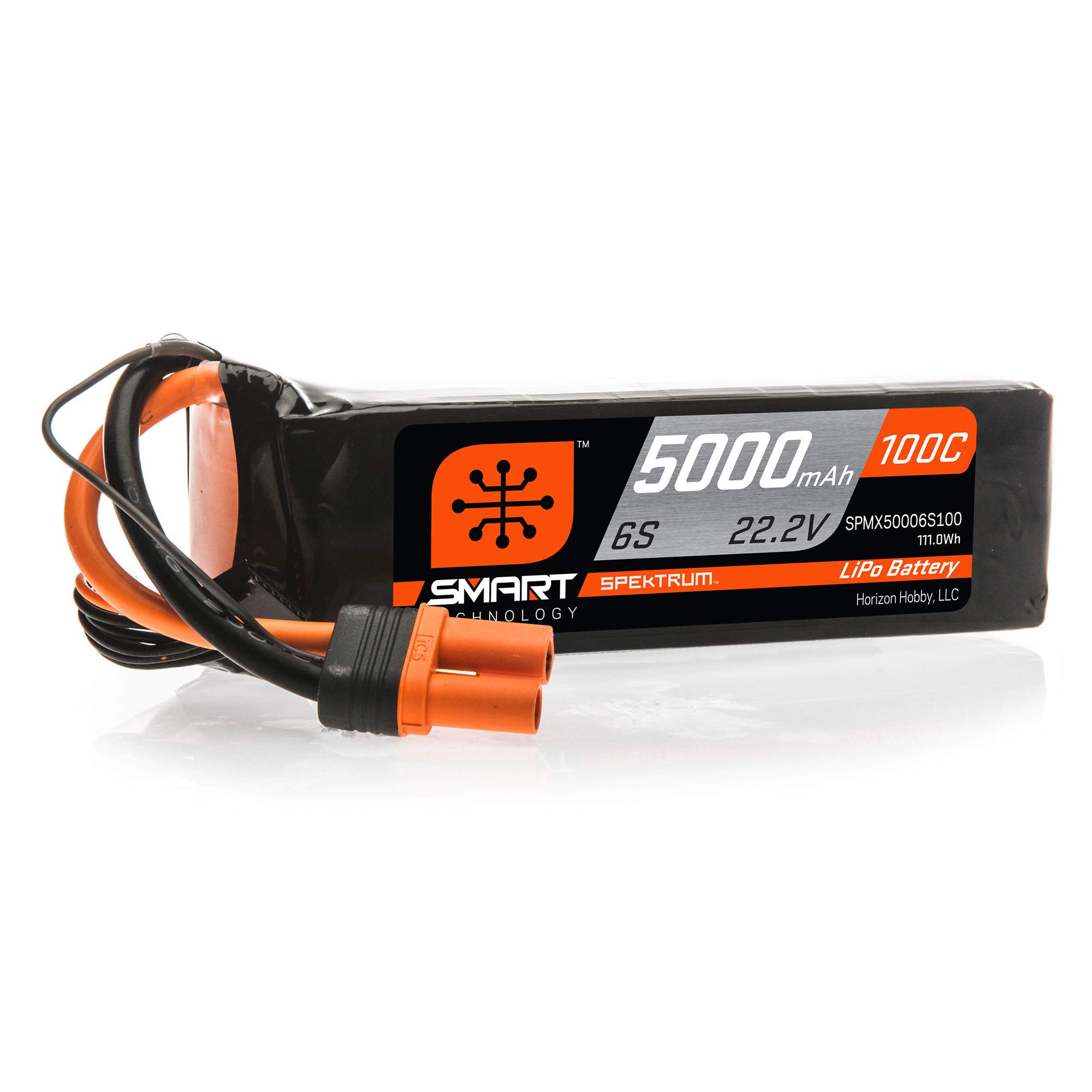 Amazon.com: Spektrum Smart RC LiPo Battery Pack: 5000mAh 6S 22.2V